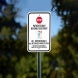Patients Only Beyond This Point Aluminum Sign (Non Reflective)