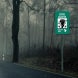 Severe Weather Shelter Area With Down Right Arrow Aluminum Sign (Non Reflective)