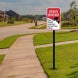 Under 24 Hour Video Surveillance Aluminum Sign (Non Reflective)
