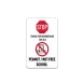 Thanks For Remembering This Is A Peanut Free School Aluminum Sign (Non Reflective)