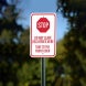 Do Not Leave Deliveries Here Aluminum Sign (Non Reflective)