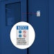 OSHA GMP Area Ahead Aluminum Sign (EGR Reflective)