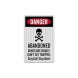 Abandoned Mines Are Deadly Decal (EGR Reflective)