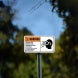 ANSI Warning Ultraviolet Aluminum Sign (Non Reflective)