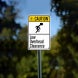 ANSI Low Overhead Clearance Aluminum Sign (Non Reflective)