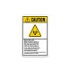 ANSI Radio Frequency Fields At This Site Aluminum Sign (Non Reflective)