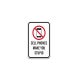 Cell Phones Make You Stupid Aluminum Sign (Non Reflective)