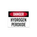 OSHA Hydrogen Peroxide Aluminum Sign (Non Reflective)