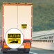 Truck Vehicle Wide Right Turns Decal (Non Reflective)