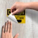 Truck Vehicle Wide Right Turns Decal (EGR Reflective)