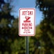 Jet Ski Parking Only Aluminum Sign (Non Reflective)