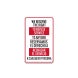 Bilingual Spanish We Reserve The Right To Refuse Service To Anyone Aluminum Sign (Non Reflective)