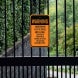 Abandoning A Pet Is Cruel & Illegal Aluminum Sign (Non Reflective)