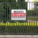 Absolutely No Dumping Violators Will Be Prosecuted Aluminum Sign (Non Reflective)