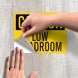 Low Headroom Decal (Non Reflective)