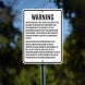 Tennessee Agritourism There Is No Liability For An Injury To Or Death Aluminum Sign (Non Reflective)