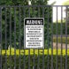 Texas Agritourism There Is No Liability For An Injury Or Death Aluminum Sign (Non Reflective)