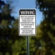 Texas Agritourism There Is No Liability For An Injury Or Death Aluminum Sign (Non Reflective)