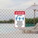 Maintain At Least 6 Feet Distance Aluminum Sign (Non Reflective)