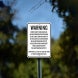 South Carolina Agritourism There Is No Liability For An Injury Or Death Aluminum Sign (Non Reflective)