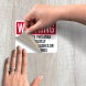 OSHA Evacuate This Area Immediately Decal (Non Reflective)