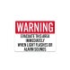 OSHA Evacuate This Area Immediately Aluminum Sign (Non Reflective)