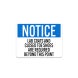 OSHA Lab Coats & Closed Toe Shoes Are Required Aluminum Sign (Non Reflective)