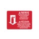 In Case Of Appliance Fire Use This Extinguisher Aluminum Sign (Non Reflective)