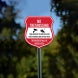 This Property Is Protected By Video Cameras & Attack Dogs Aluminum Sign (Non Reflective)