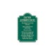Caution Automatic Gates, No Playing Aluminum Sign (HIP Reflective)