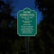 Caution Automatic Gates, No Playing Aluminum Sign (HIP Reflective)