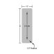 Type 3 Object Marker Aluminum Sign (EGR Reflective)