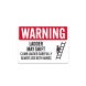 Climb Ladder Carefully Always Use Both Hands Aluminum Sign (Non Reflective)