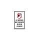 All Weapons Are Prohibited On These Premises Aluminum Sign (Non Reflective)