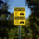 Bilingual OSHA Lock Out For Safety Before You Start Plastic Sign