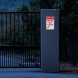 Stop Here Wait For Gate To Open Aluminum Sign (HIP Reflective)