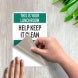 Bilingual This Is Your Lunchroom Help Keep It Clean Decal (Non Reflective)