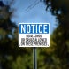 OSHA No Alcohol Or Drugs Allowed On These Premises Plastic Sign