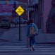 Watch For Pedestrians Aluminum Sign (HIP Reflective)