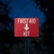 First Aid Kit Aluminum Sign (EGR Reflective)