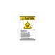 ANSI Beyond This Point Radio Frequency Fields Plastic Sign