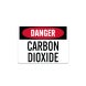 OSHA Carbon Dioxide Plastic Sign