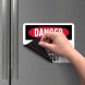 Keep Out, Hot Work In Progress Magnetic Sign (Non Reflective)