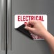 Electrical Room Authorized Only Magnetic Sign (Non Reflective)