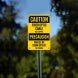 Bilingual OSHA Fiber Optic Cable No Copper Plastic Sign