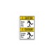 Bilingual ANSI Watch Your Step Plastic Sign
