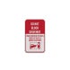 Do Not Block Driveway Decal (EGR Reflective)