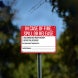In Case Of Fire Spill Or Release Plastic Sign