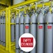 Empty Cylinder Magnetic Sign (Non Reflective)