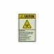 ANSI Caution RF Hazard Decal (Glow In The Dark)